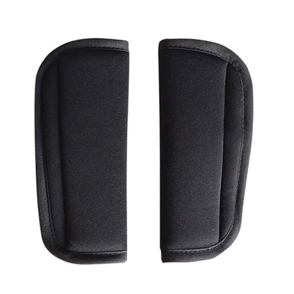 Ldabrye Baby Stroller Strap Shoulder Pad Covers 2 Pack Polyester Black