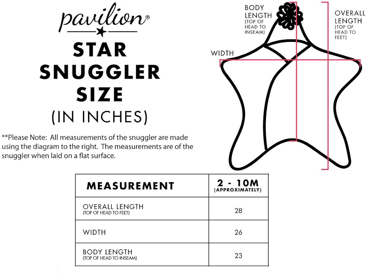 Pavilion Gift Company Sweet Baby Star-Shaped Newborn Swaddle in Cream (photo 3)