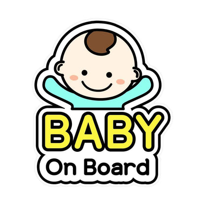 Agile-Solutions Baby On Board Sticker And Decal For Boy