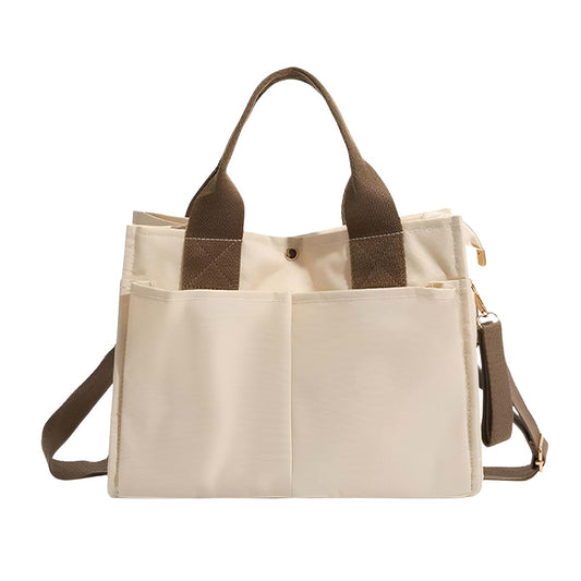 Ellniges Convertible Canvas Mommy Bag with Stroller Hook