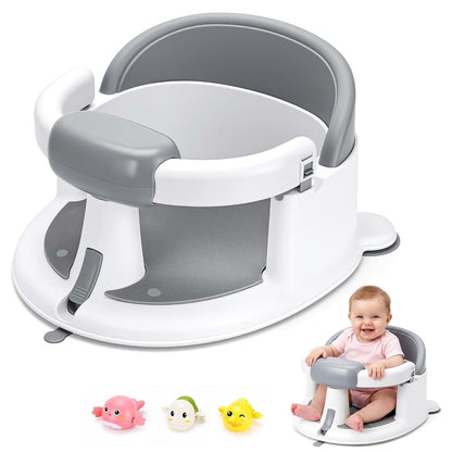 Baby Bath Seat with Suction Cups for 6-24 Months
