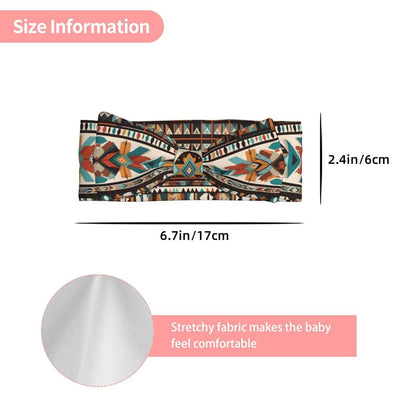 Broleo Native American Patterns Baby Bow Headband (photo 3)