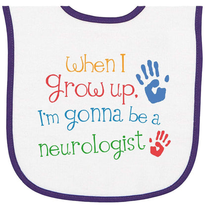 inktastic Neurologist Future Baby Terry Cloth Bib