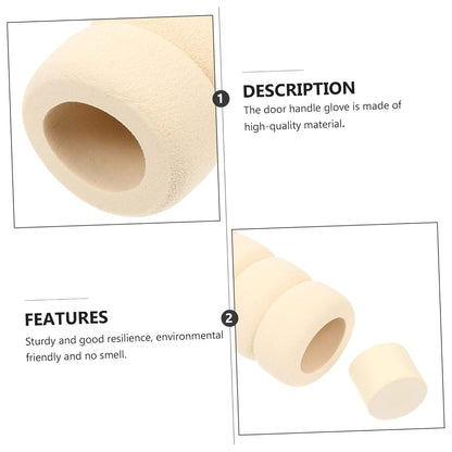 BabyOneStop 10-Piece Door Handle Cover Cushion NBR Soft Elastic Bumper