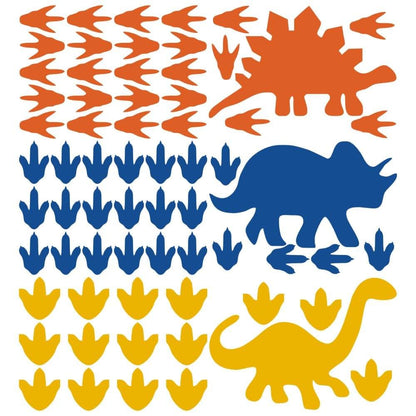 Dinosaur Wall Decals Set | Removable Waterproof Stickers for Kids Room Decor