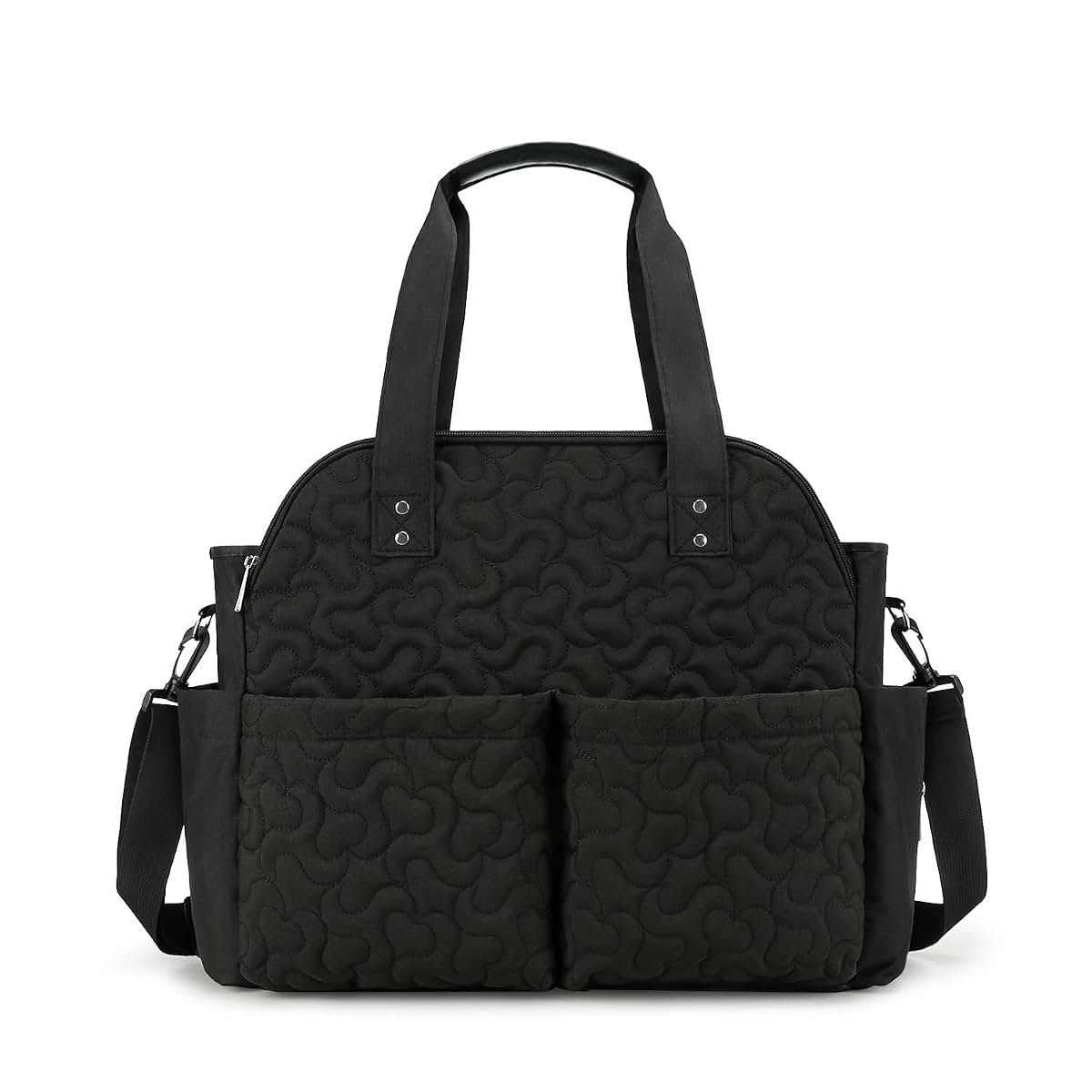 MEYTEILAY Diaper Bag Tote Large Multi-Function Baby Changing Bag for Mom Travel Nappy Bag for Women (Black)