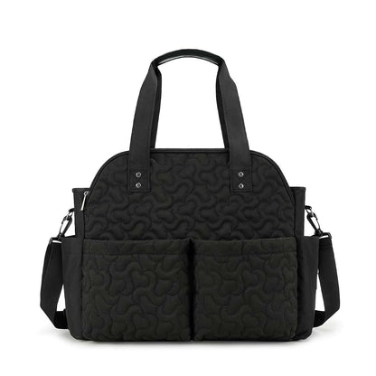 MEYTEILAY Diaper Bag Tote Large Multi-Function Baby Changing Bag for Mom Travel Nappy Bag for Women (Black)