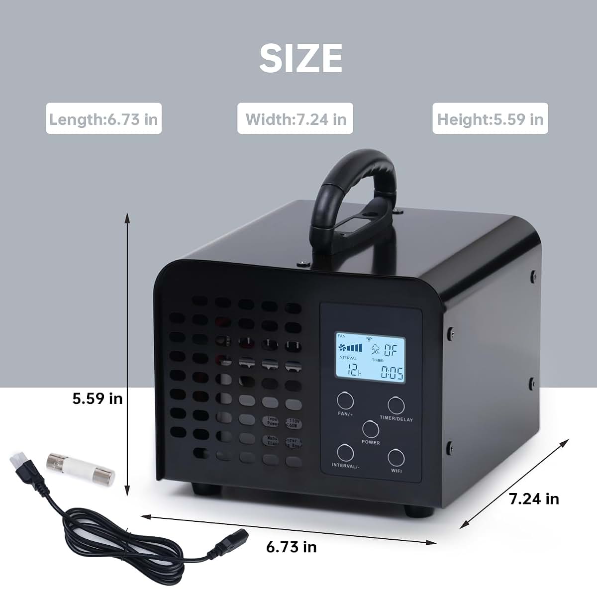 Haoguo WiFi Home And Car Machine With App And LCD Control (photo 2)