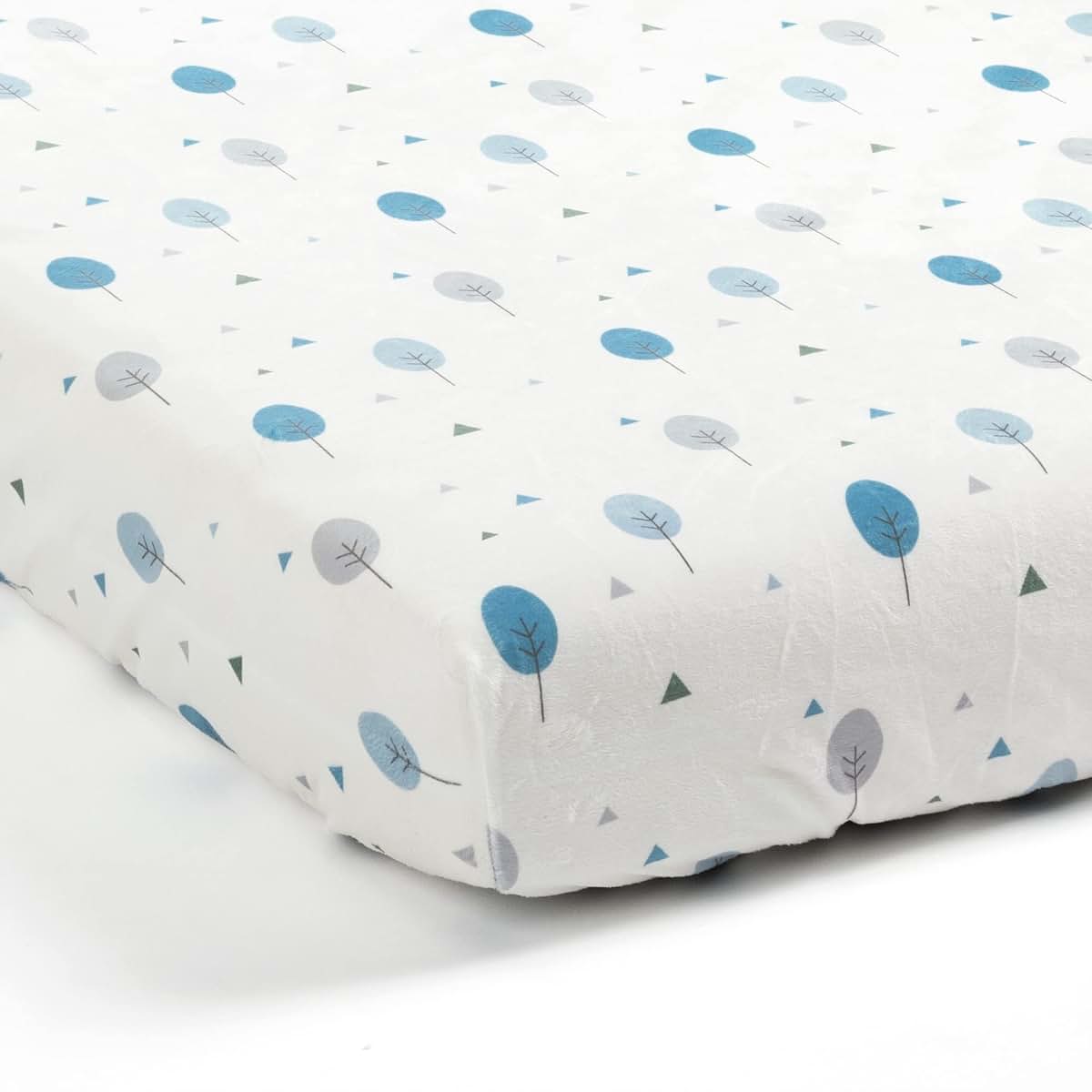 Lush Decor Baby Dinosaurs Roar Allover Trees Fitted Crib Sheet