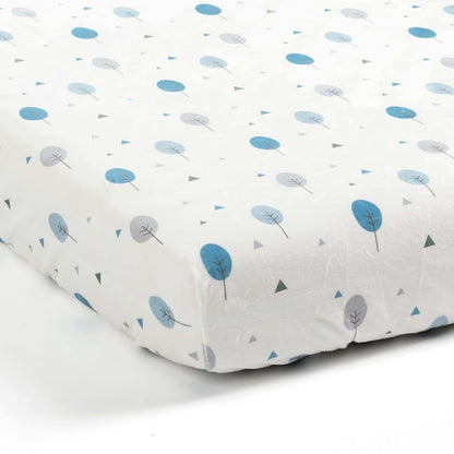 Lush Decor Baby Dinosaurs Roar Allover Trees Fitted Crib Sheet