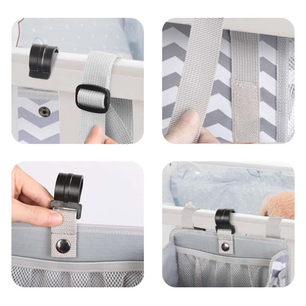 Youngy Diaper Stacker Storage Bags Nursery for Crib Or Wall for Guests Prizes Girl