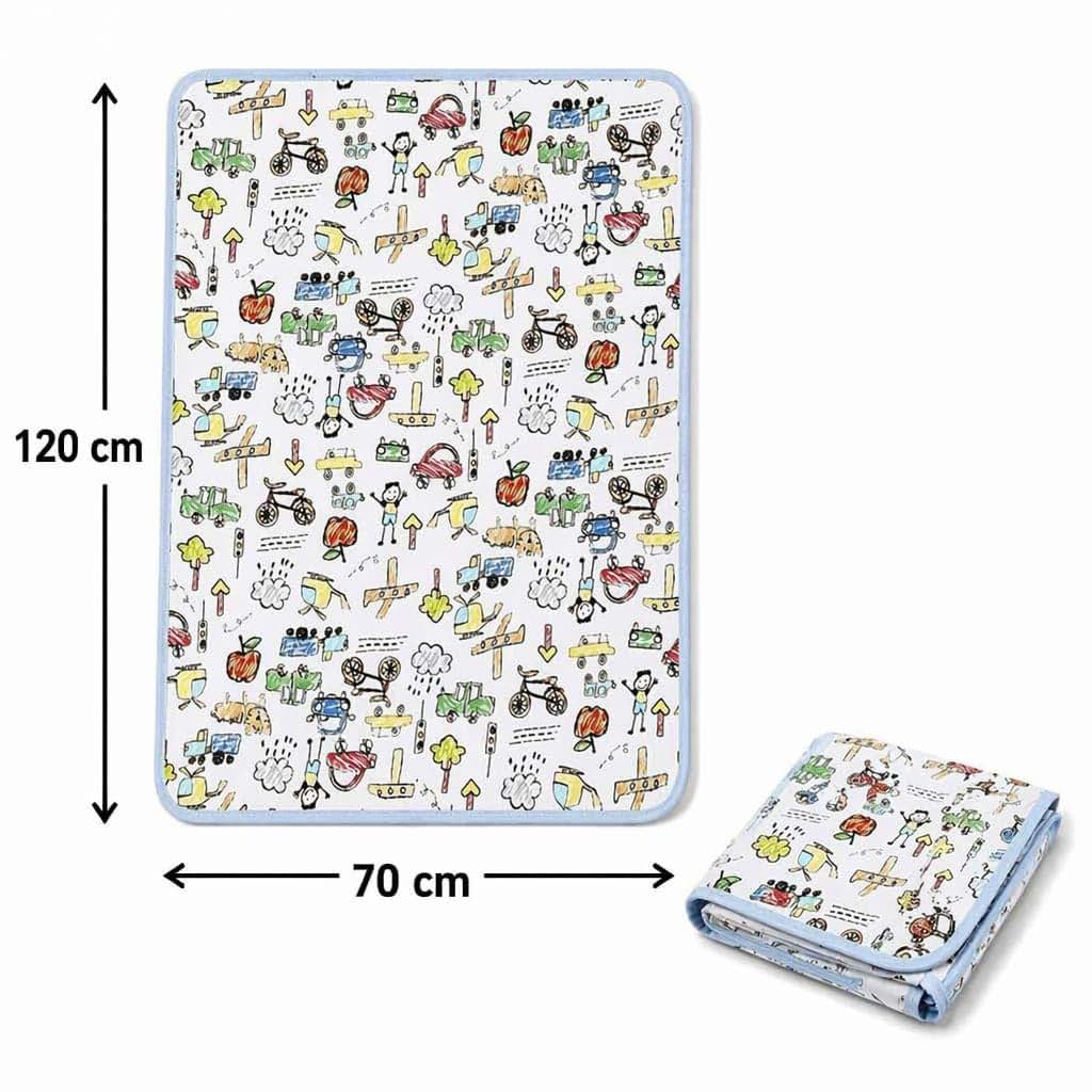 BBPIG Portable Changing Pad Waterproof Diaper Change Mat Large Size | Multi-Function Home & Travel Mat Any Places Play (photo 2)