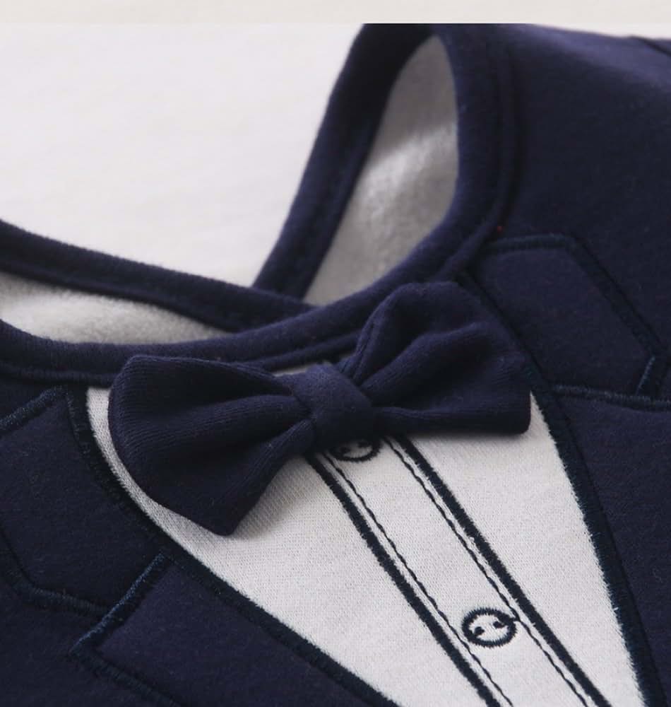 Fancybibs Baby Drool Bibs With Bowtie Tuxedo Design, 4-Pack (photo 4)