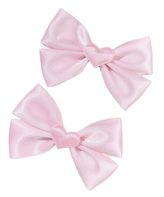 JustMyDress Pink Valentines Hair Clips Pin Baby Girls Pink Hairclip Hairpin Valentines Gift JHV10 (C1)