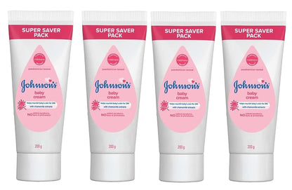 Fountina John&Son Baby Cream, 200g Moisturizing Lotion, 4-Pack