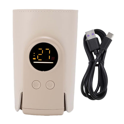 Milk Bottle Warmer - Cordless USB Heater for Feeding Supplies