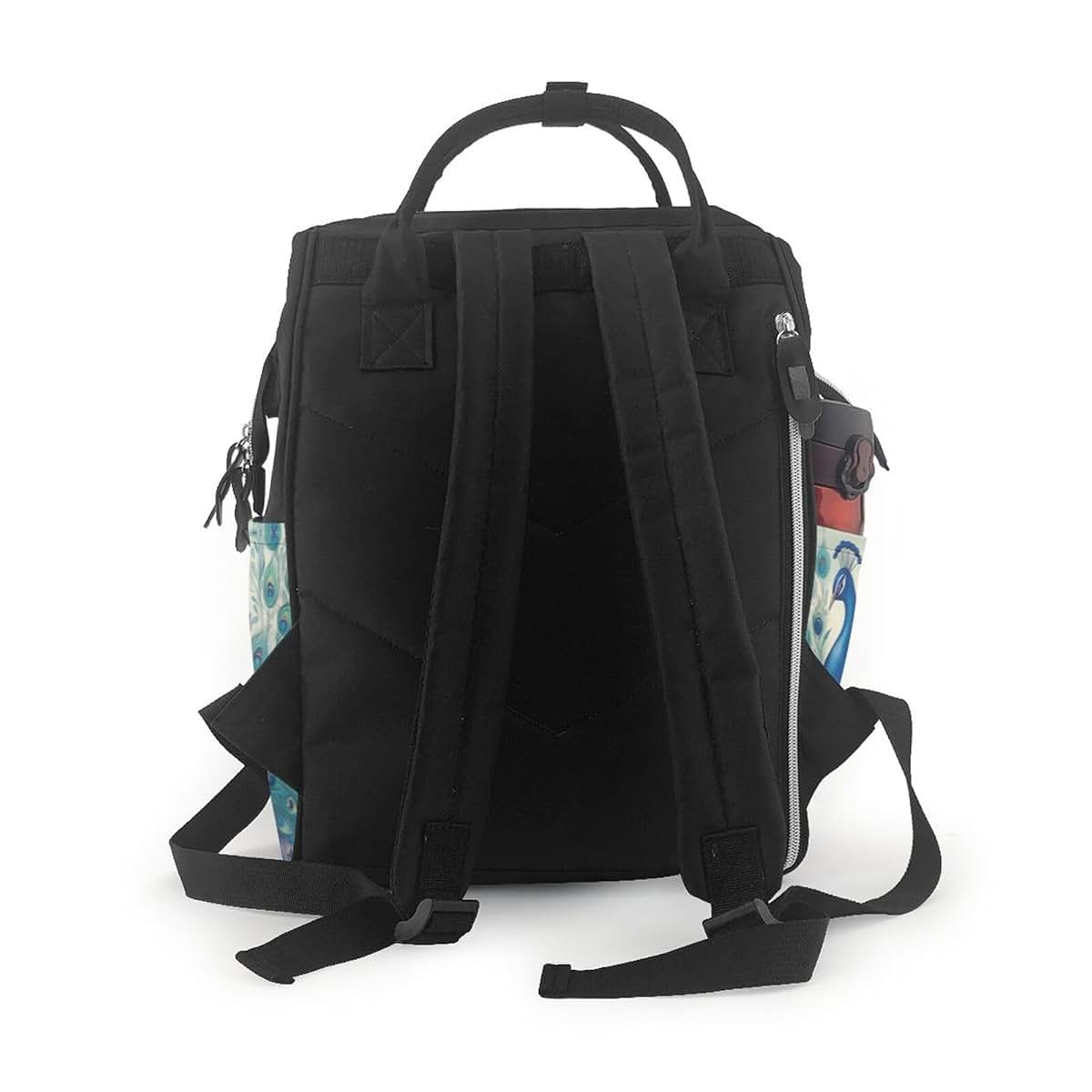 KLOPH Cute Peacock Diaper Bag Backpack Mommy Bag Multifunction Travel Maternity Baby Changing Bags (photo 3)