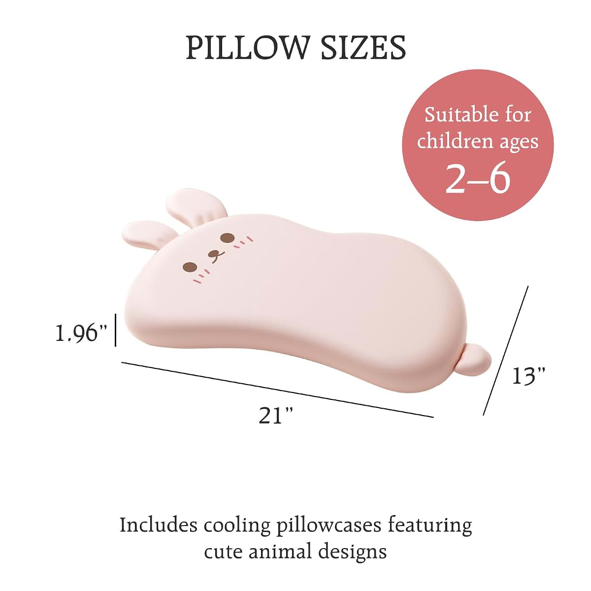 Restiry Toddler Pillow With Rabbit Design (photo 2)
