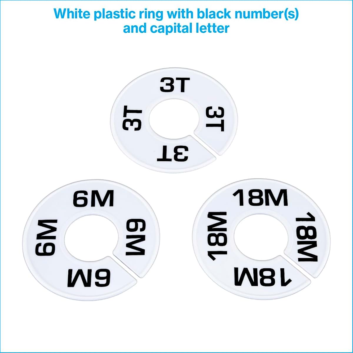 SSWBasics Dividers for Hanging Clothes - 40 Pack (photo 2)
