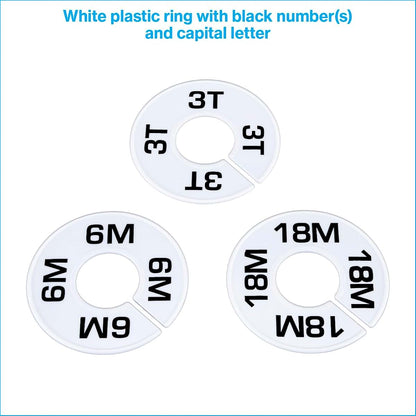 SSWBasics Dividers for Hanging Clothes - 40 Pack (photo 2)