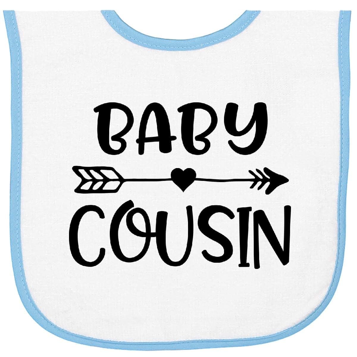 Inktastic Baby Cousin Terry Cloth Bib