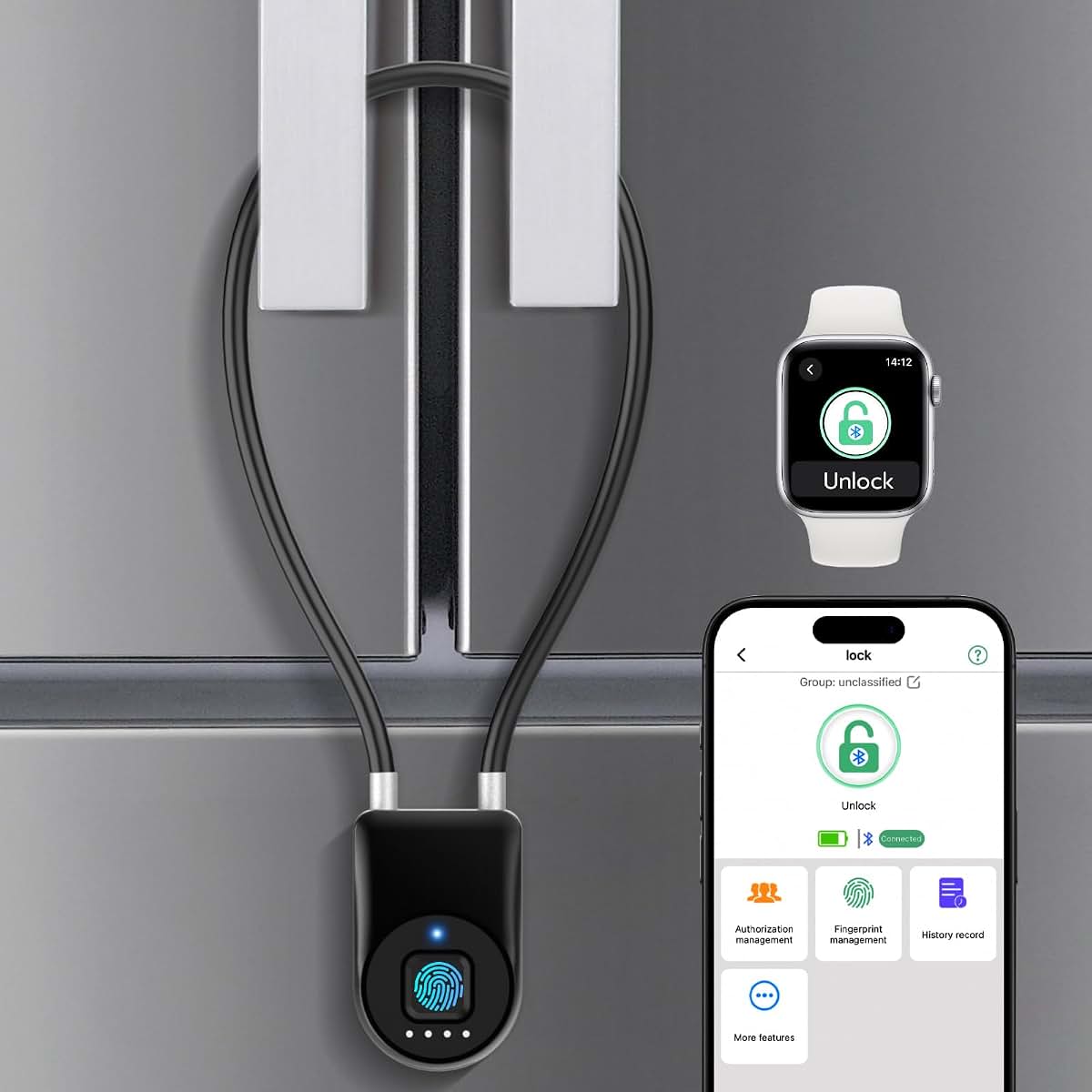 Keylesslife Fingerprint Refrigerator Lock With App Control