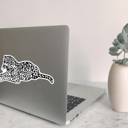 Azeeda Jaguar Sticker - White, 21cm (photo 4)