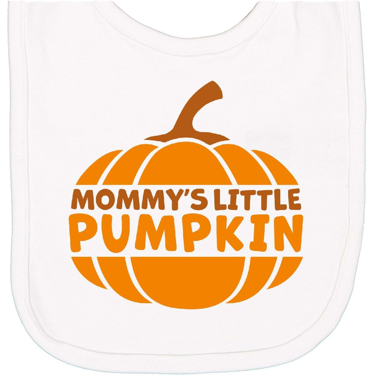 BabyOneStop Mommy's Little Pumpkin Newborn Bib for Infants