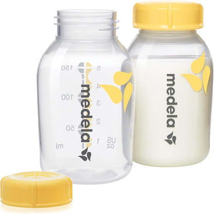 Medela Breast Milk Cooler Set with Ice Pack and 4x 5oz Bottles