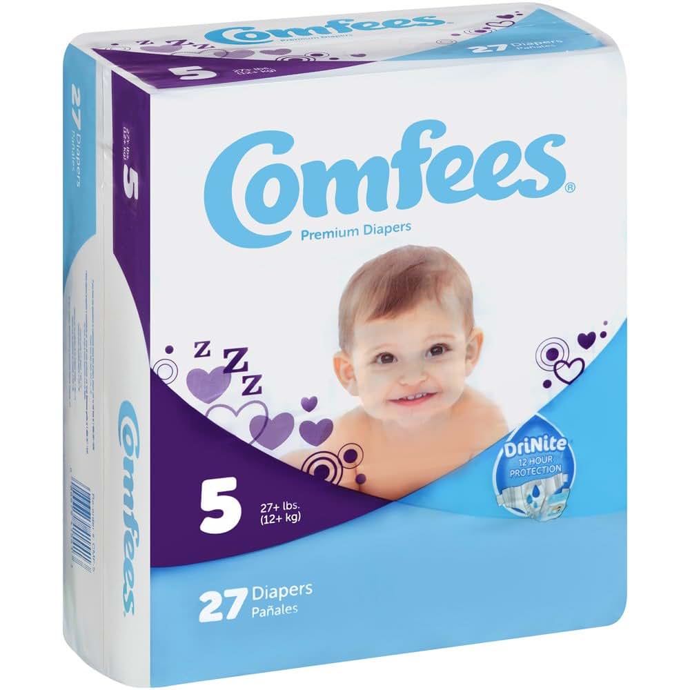Comfees Disposable Baby Diapers - Size 5