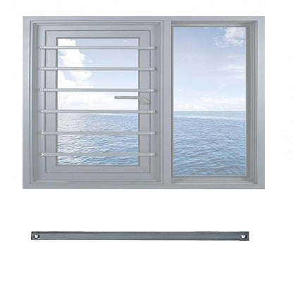 LVLDAWA Window Safety Guards Bar, Aluminum AntiFall Window Blocker Security Bar, Temporary Window Safety Guards for