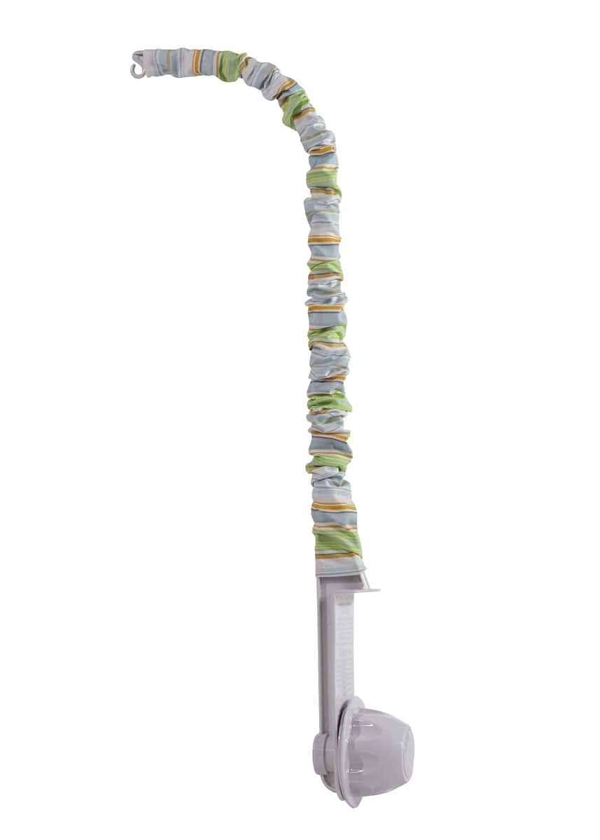 3 Stories Trading Company Crib Mobile Arm Cover In Blue Stripe (photo 2)