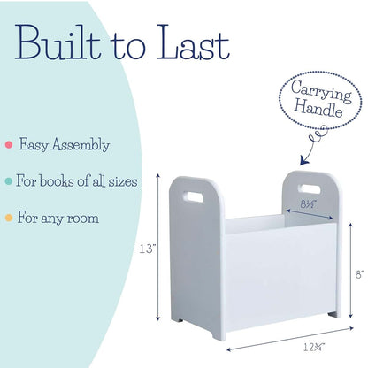 My Bambino Personalized Kids Book Caddy And Storage Bin Sea And Marine Design (photo 2)