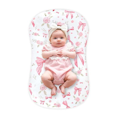 Jundetye Baby Lounger Cover Grils Boys, Soft and Comfortable Newborn Lounger Cover, Breathable and Stretchy Infant Nest