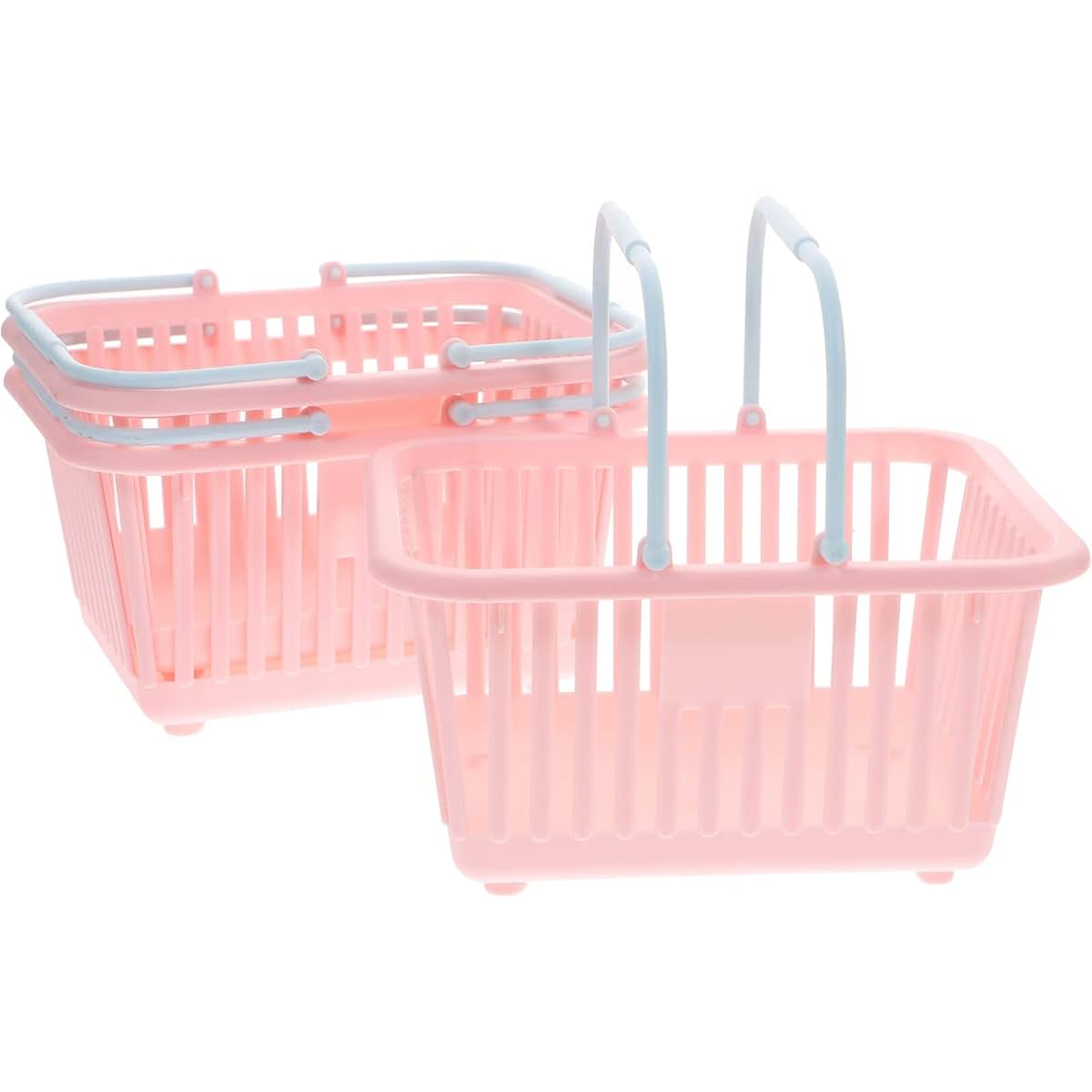 Kisangel Small Plastic Storage Basket 3-Pack