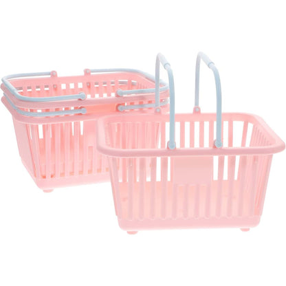 Kisangel Small Plastic Storage Basket 3-Pack