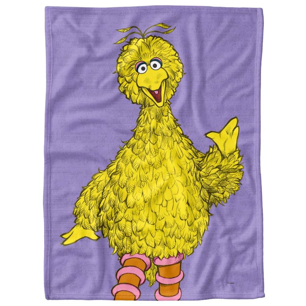 Logovision Sesame Street Big Bird Fleece Blanket