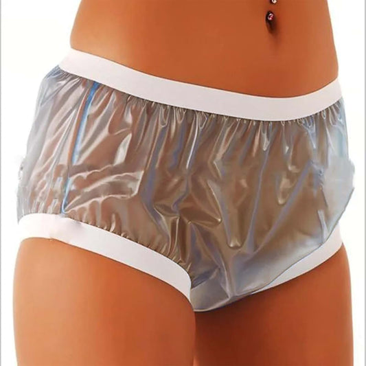 TAPIVA Reusable Wide Waist Incontinence Pants Plastic Adult Leak-Proof Diaper Covers