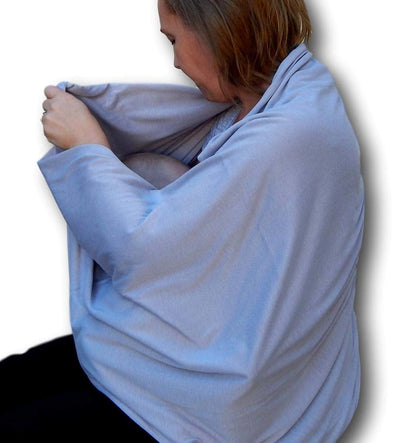 bozemanbabycompany Nursing Scarf for Breastfeeding | Infinity Nursing Cover Hides Back for Privacy (photo 4)