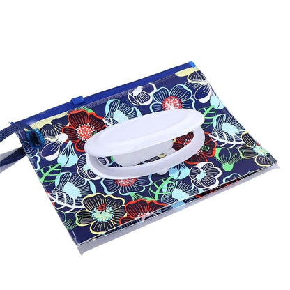 Wet Wipe Dispenser Portable Refillable Wipe Holder