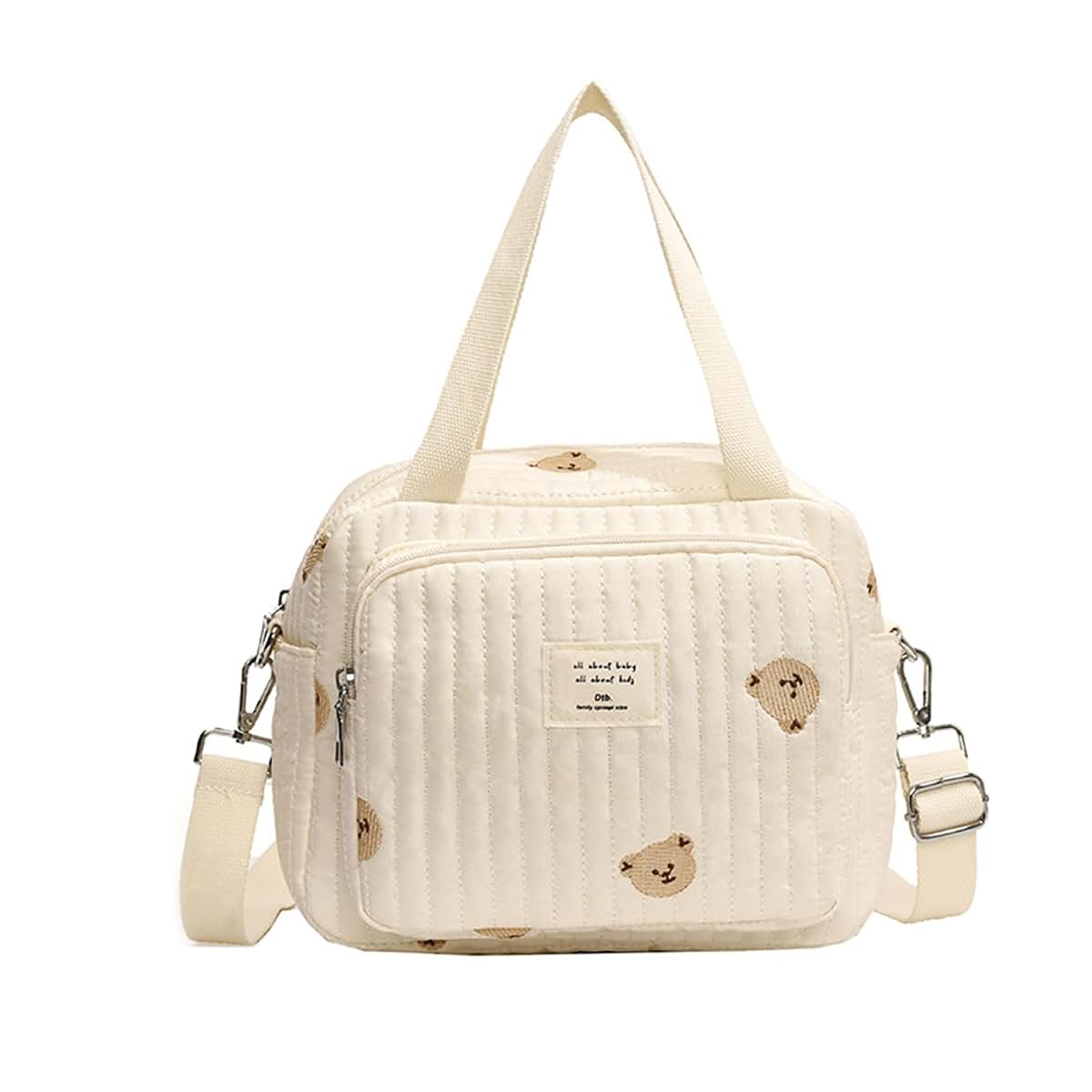 YZZLZH Stylish Embroidered Maternity Diaper Bag