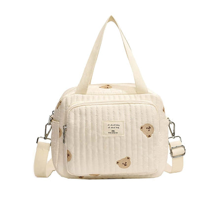 YZZLZH Stylish Embroidered Maternity Diaper Bag