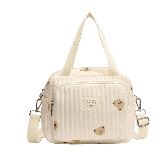 YZZLZH Stylish Embroidered Maternity Diaper Bag