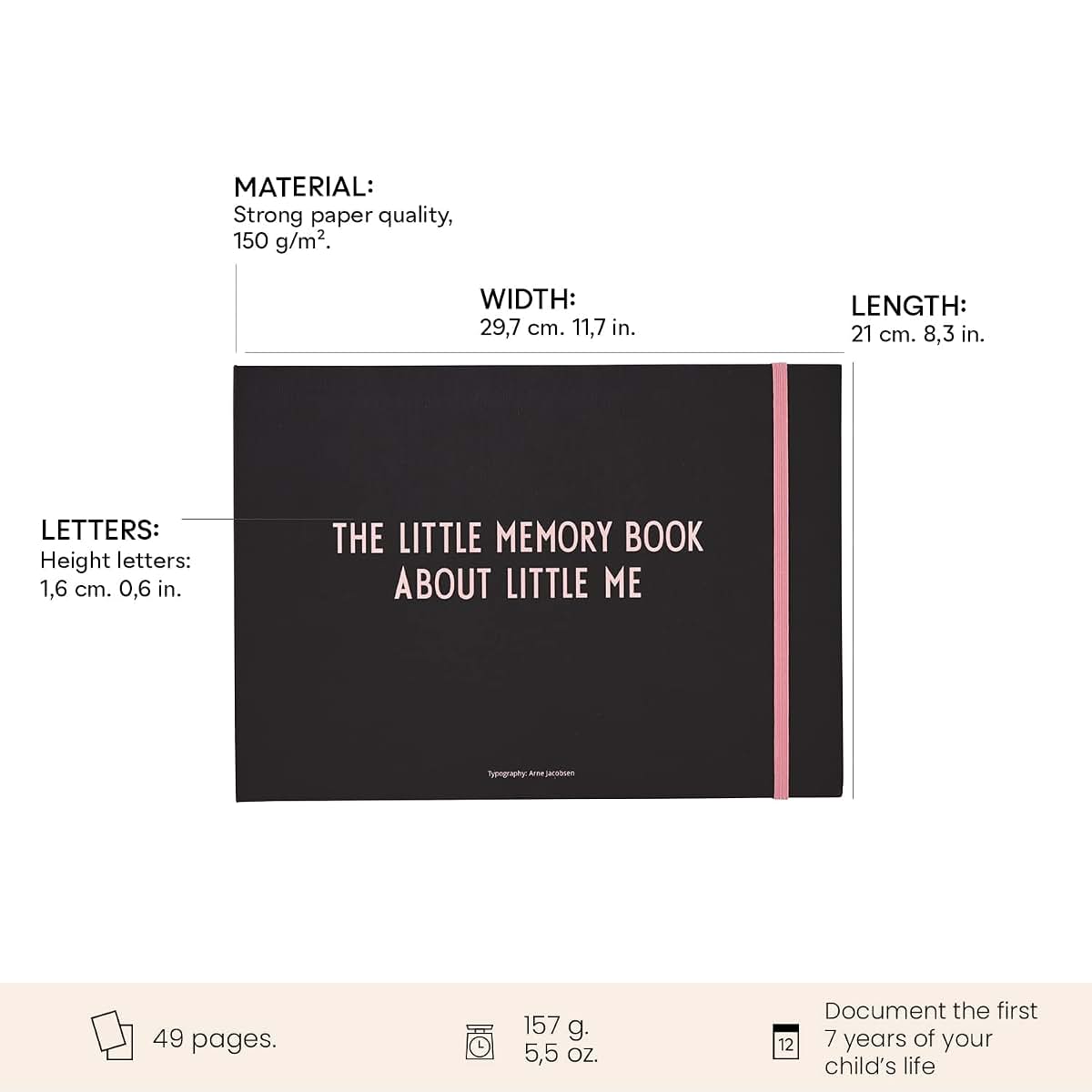 Design Letters Little Memory Book for First 7 Years (photo 3)