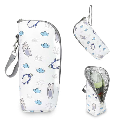 Travel Milk Warmer Bag Insulated Baby Bottle Cover for Nursing