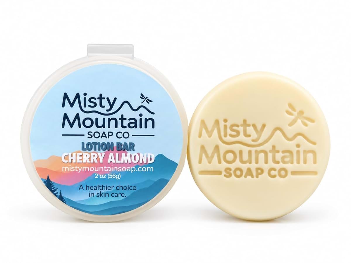 Misty Mountain Soap Co. Cherry Almond Lotion Bar