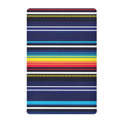 KEEPREAL Fitted Crib Sheet, Mexican Serape Blanket Stripes, 28x52 Inch