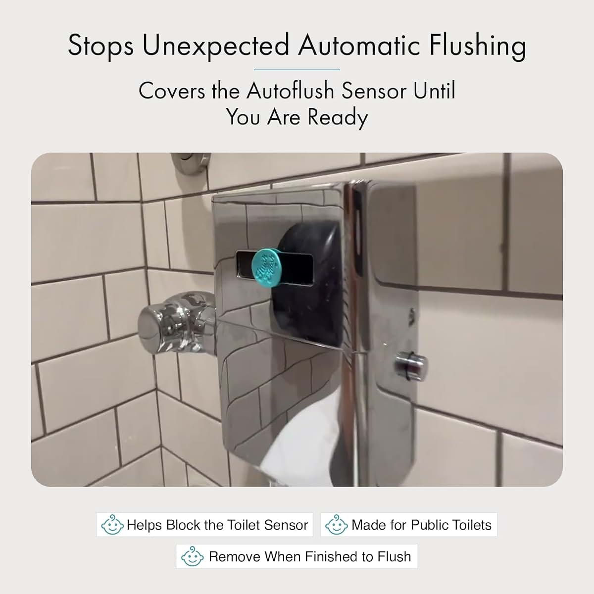 FlushHush Autoflush Silencer for Public Toilets