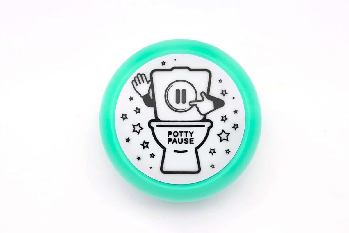 Potty Pause Push-Button Light In Aqua