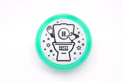 Potty Pause Push-Button Light In Aqua